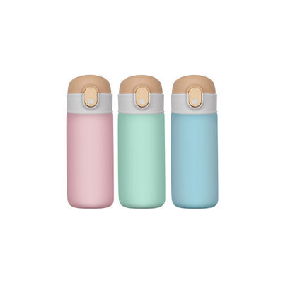 16oz 스테인리스 스틸 물병 빨대 뚫고 가출 방지 및 활동적인 아이들을 위해 고립
