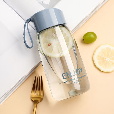 열 절연 성능 귀여운 휴대용 380ml 투명 물컵 야외용