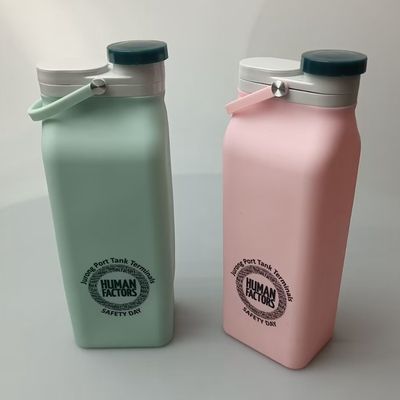 사용자 지정 로고 접이식 실리콘 식수병 비즈니스 선물에 적합합니다