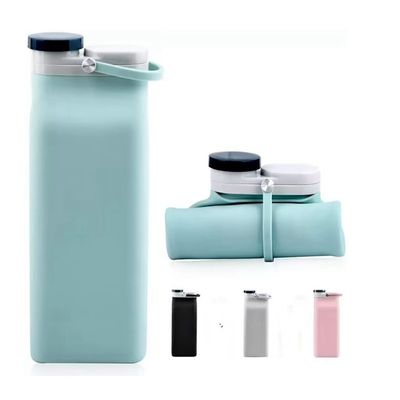 재배용 물병 패션 600ml 접이식 실리콘 물병
