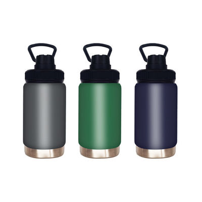 32oz 블랙 스테인리스 스틸 물병 실외활동용 격리 진공병