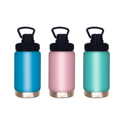 32oz 블랙 스테인리스 스틸 물병 실외활동용 격리 진공병