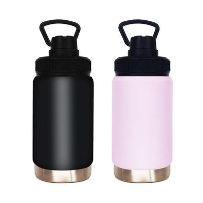 32oz 블랙 스테인리스 스틸 물병 실외활동용 격리 진공병