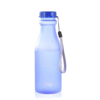 PC 플라스틱 550ml 휴대용 여행 요가 달리기 캠핑용 얼음 밀폐 물병