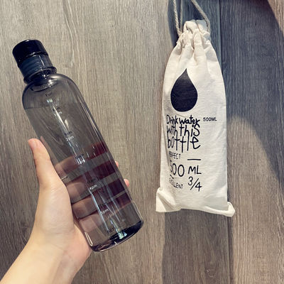500ml 체육관 플라스틱 물병 현대적인 피트니스 및 재사용 가능한 디자인