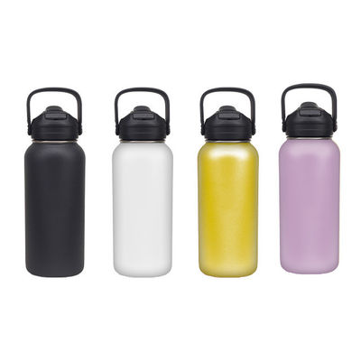 32OZ/40OZ/50OZ 고급 듀플 레이어 진공 304 스테인레스 스틸 물병 손잡이