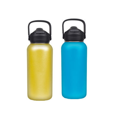 32OZ/40OZ/50OZ 고급 듀플 레이어 진공 304 스테인레스 스틸 물병 손잡이