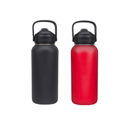 사용자 지정 로고 2층 진공 스테인리스 스틸 물병 휴대용 야외 32oz 총알 컵