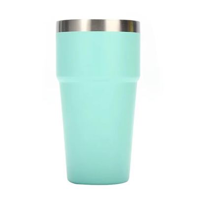 사용자 지정 로고 미국 스타일 스테인리스 스틸 텀블러 컵 16oz 와인 머그