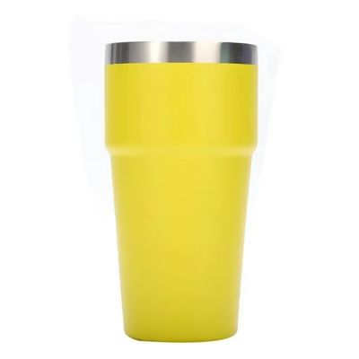사용자 지정 로고 미국 스타일 스테인리스 스틸 텀블러 컵 16oz 와인 머그
