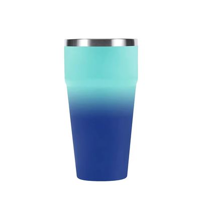 사용자 지정 로고 미국 스타일 스테인리스 스틸 텀블러 컵 16oz 와인 머그