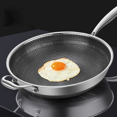 스테인레스 스틸 맞춤 꿀집 튀김 워크 반 끈적 코팅과 투명한 뚜??