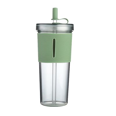 야외 캠프 맞춤 로고 듀얼 벽 우유 차 빨래 컵 700ml 실리콘 장갑