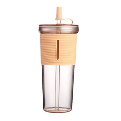 야외 캠프 맞춤 로고 듀얼 벽 우유 차 빨래 컵 700ml 실리콘 장갑