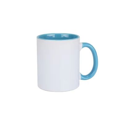 350ml 직급 듀플 컬러 코팅 열전환 머그