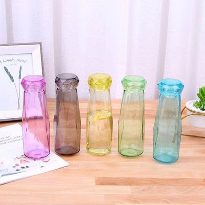 음료용품 종류 MUGS 현대 디자인 다채로운 패션 휴대용 유리 음료병