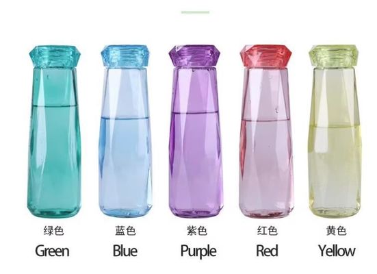 스타일 휴대용 사무실 캠핑 스포츠 유리 물병 맥주 캔 유리 21.5 * 7.5cm