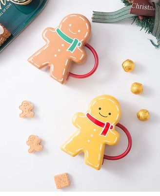 최고의 현대 디자인 16온스 만화 귀여운 세라믹 크리스마스 진저브레드 커피 머그 물 랙