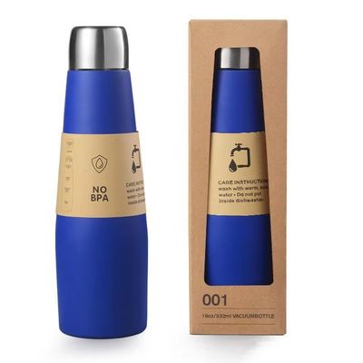 스포츠용 유리 진공병 환경 친화적 인 304 스테인레스 스틸 18 온스 콜라 병