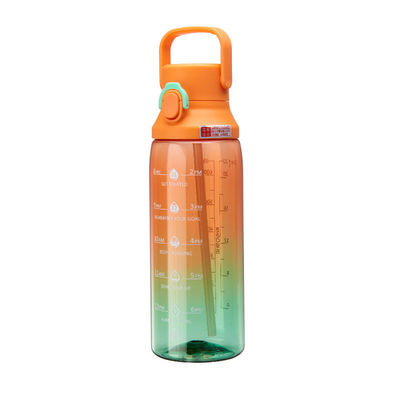 스포트 그라디언트 동기부여 병 시간 표시기 스케일 750ml PC 투명한 플라스틱