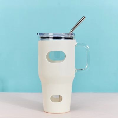 스타일 40oz Tumbler 핸들 사용자 지정 로고와 직접 음료수 흐르는 방법