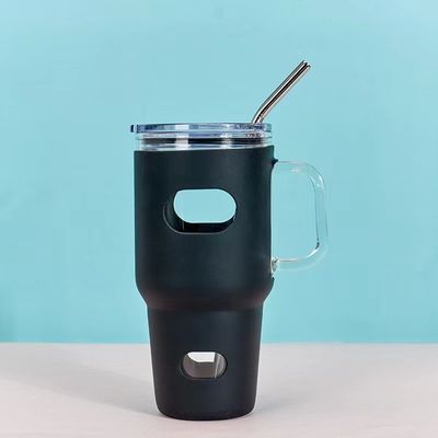 스타일 40oz Tumbler 핸들 사용자 지정 로고와 직접 음료수 흐르는 방법
