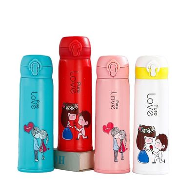 직선 컵 크리에이티브 펀싱 워터 만화 유리 밀폐 된 누출 방지 활동 선물 컵