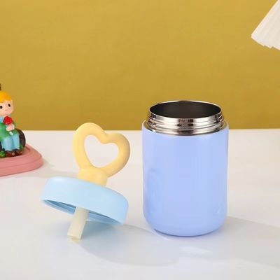 커피 머그 420ml 316 스테인리스 스틸 진공 텀블러 심장 손잡이 지속가능