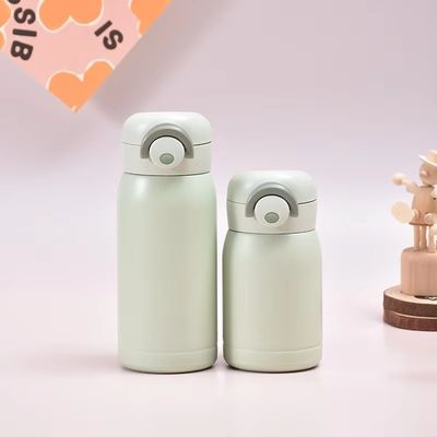 350ml 용량 다채로운 304 스테인리스 스틸 테르모스 물병 직선 컵