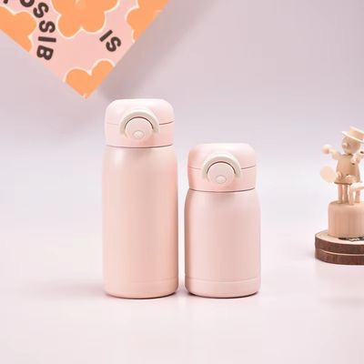 350ml 용량 다채로운 304 스테인리스 스틸 테르모스 물병 직선 컵