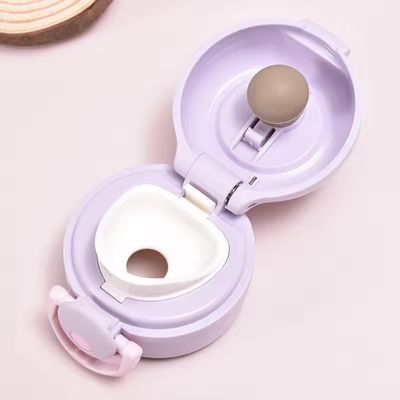 350ml 용량 다채로운 304 스테인리스 스틸 테르모스 물병 직선 컵