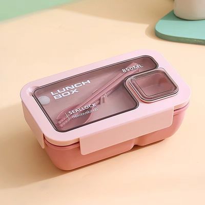 다중 사용 가능한 휴대용 플라스틱 벤토 점심 상자