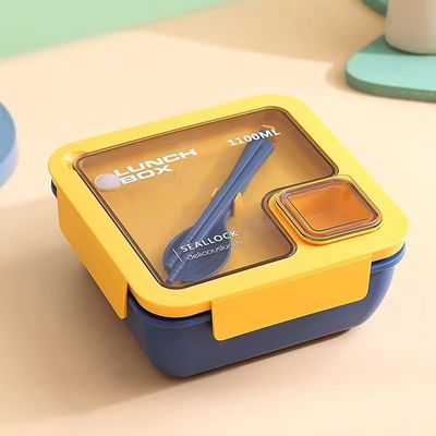 20*12*8cm 다중 사용 가능한 휴대용 플라스틱 벤토 점심 상자 어린이 학교 플라스틱 재료