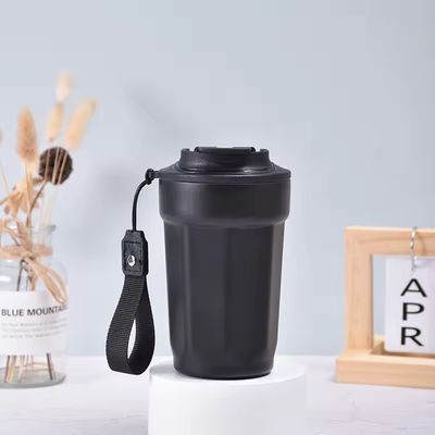 사용자 지정 로고 머그 스테인리스 스틸 텀블러 420ml 여행 컵 뚜?? 과 로프 로프