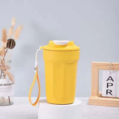 사용자 지정 로고 머그 스테인리스 스틸 텀블러 420ml 여행 컵 뚜?? 과 로프 로프