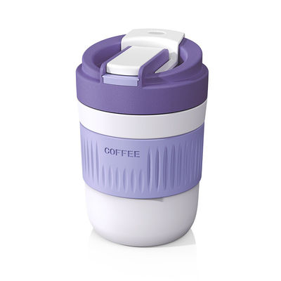 400ml/550ml 용량 휴대용 다기능 유리 용품 짚과 함께 귀여운 유리 커피 컵