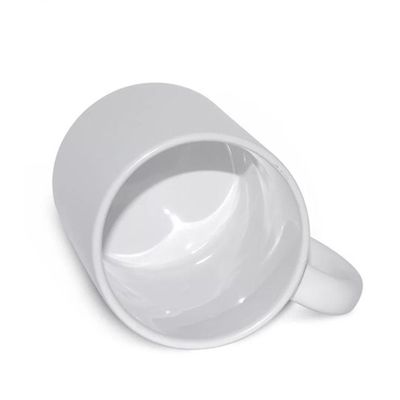 손잡이 휴대용 선물과 맞춤형 패턴 세라믹 11oz 흰 커피 컵