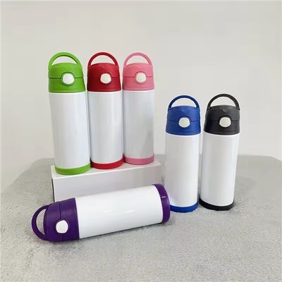 12oz 350ml 스테인레스 스틸 단열 하얀 어린이 수분병 모든 연령대 이상