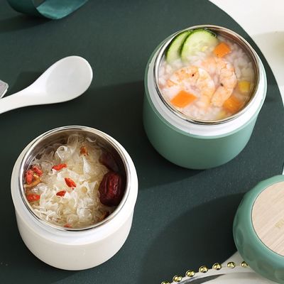 표본 400ml 미니 테르모스 병 진공 병 테르모스 음식 잔 휴대용 스테인레스 스틸 단열 식품 온도 용기