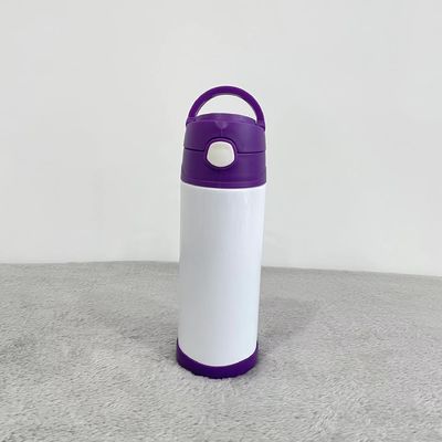 253g 이중 벽 스테인레스 스틸 수블리메이션 어린이 진공 테르모스 플라스크 짚 뚜??