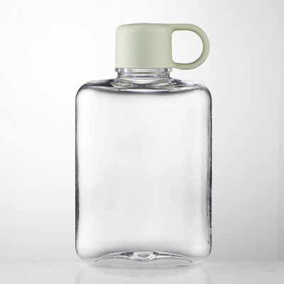 끓는 물에 적용됩니다. 환경 친화적 인 360ml/500ml 선물 맑은 정사각형 물병