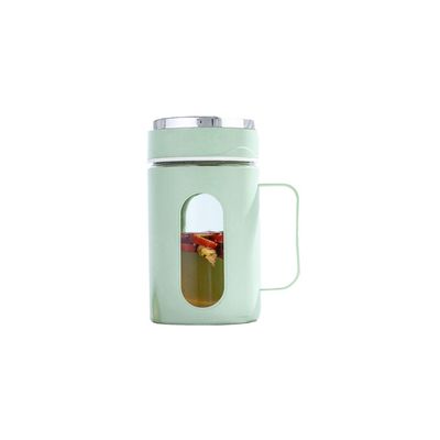 500ml 유리 우아한 선물 학생 간편한 누출 방지 사무실 컵 뚜?? 과 손잡이가 있는 물병