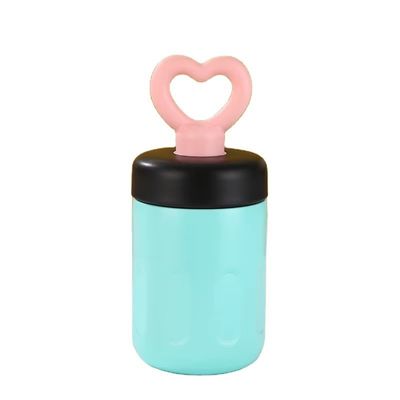 현대 디자인 316 스테인리스 스틸 진공 텀블러 커피 컵 심장 손잡이 420ml