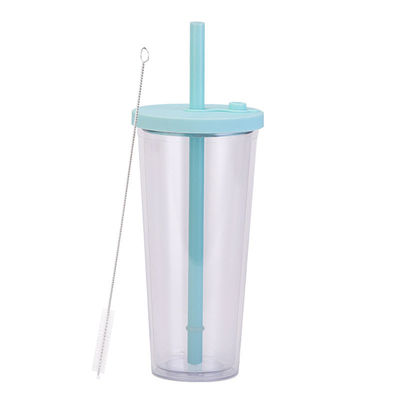 Back to School Occasion 단열형 이중벽 디자인 24oz 플라스틱 컵