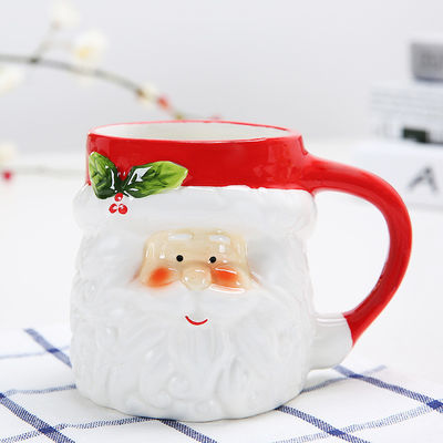 400ml 지속가능한 3D 동물 모델링 커플 페스티벌 커피 머그