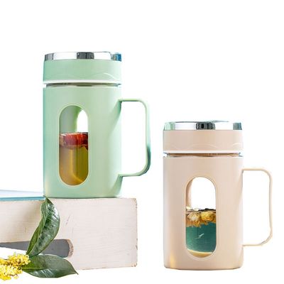 오피스 향신한 차 커피 머그 500ml 유리 컵