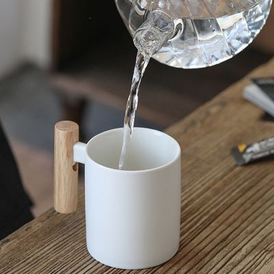 직접 공급 11oz 열 전송 세라믹 여행 컵 하얀 커피 컵 수블리메이션