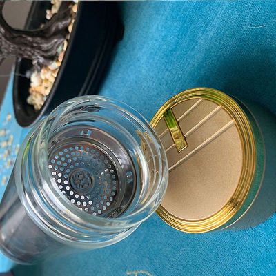 휴대용 열 절연 자동차 유리 컵 뚜?? 으로 고도 단순 300ml 용량