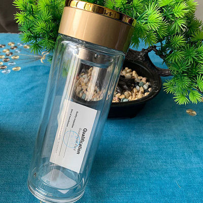 휴대용 열 절연 자동차 유리 컵 뚜?? 으로 고도 단순 300ml 용량