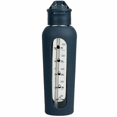 직접 식수 병 큰 용량 700ml/1000ml 플립 뚜?? 과 빨대를 포함